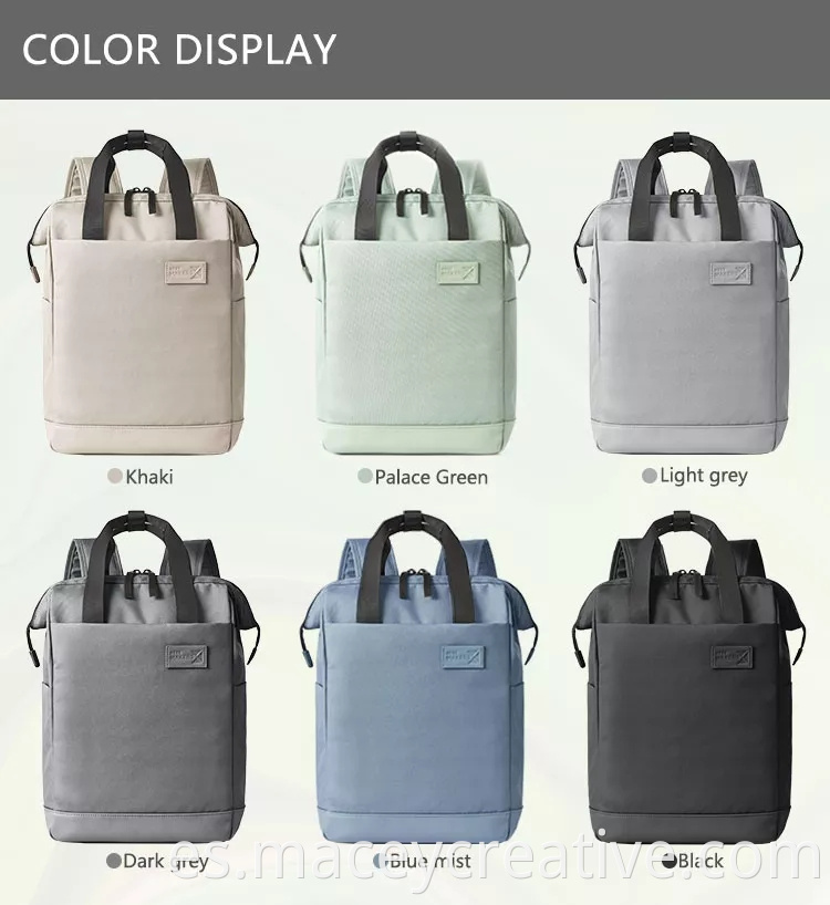 Custom multi-function ventilation Recycled PET Fabric daypack Waterproof Travel Eco Friendly RPET Tote Laptop Backpack Bags